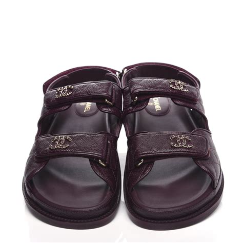 chanel quilted sandals price|Chanel velcro dad sandals.